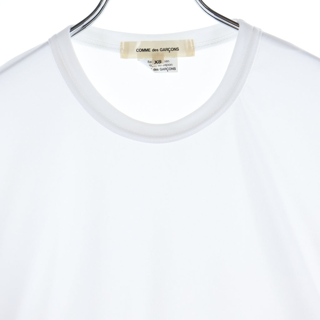COMME des GARCONS(コムデギャルソン) 25SS メッシュ切替 ジャージ GO-T028 ロングスリーブカットソー ホワイト レディース