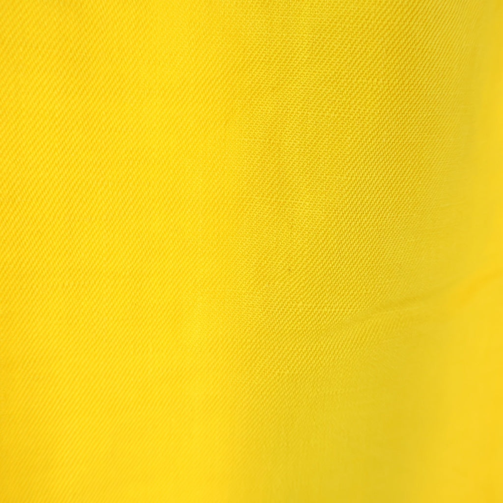 POLO RALPH LAUREN(ポロラルフローレン) 90s シルクリネン 胸ポニー ボタンダウン 長袖シャツ イエロー