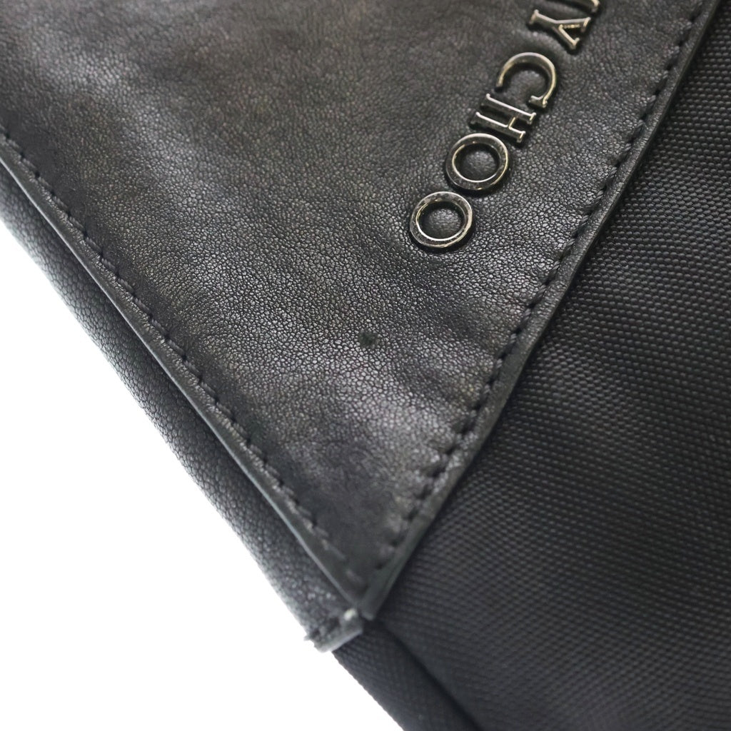 JIMMY CHOO(ジミーチュウ) MARLON マーロン ナップザック レザーバッグ ブラック