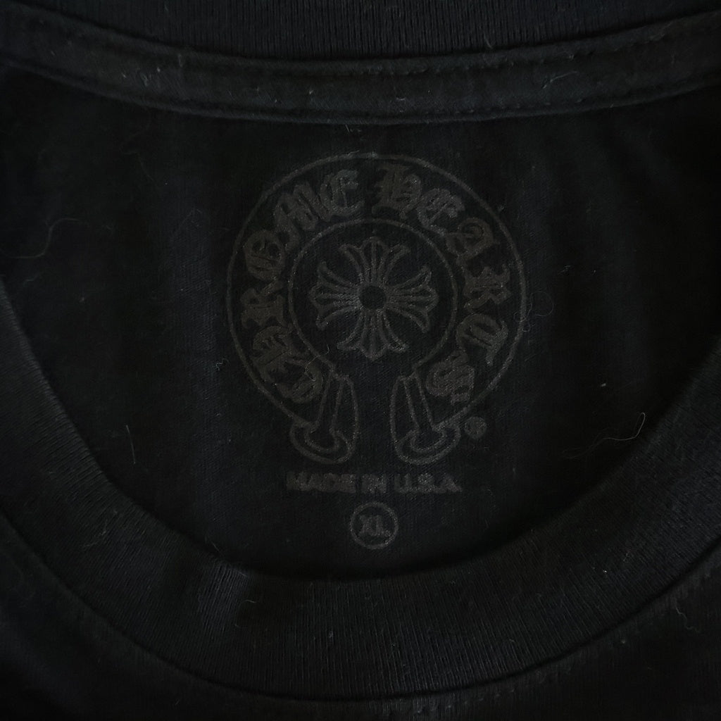 CHROME HEARTS(クロムハーツ) FOTI S/S TEE フォティプリント クルーネック 半袖Tシャツ ブラック