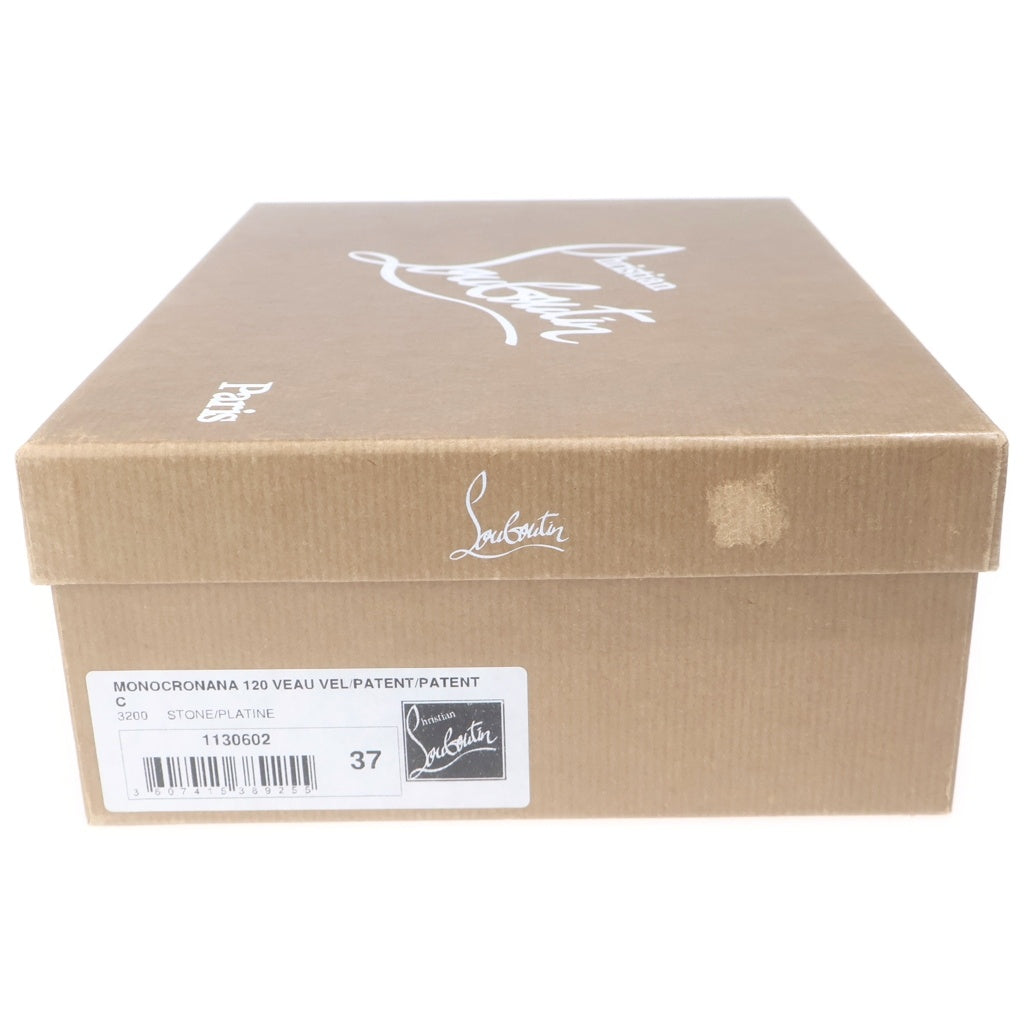 CHRISTIAN LOUBOUTIN(クリスチャンルブタン) スタッズ パイソン 1130602 ハイヒールパンプス ホワイト レディース