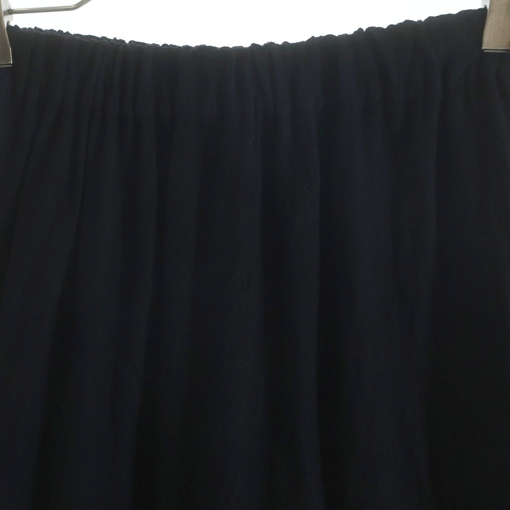 NOIR KEI NINOMIYA(ノワール ケイニノミヤ) 25AW ウールナイロンミルドスカート 3P-S007 ウールスカート ブラック レディース