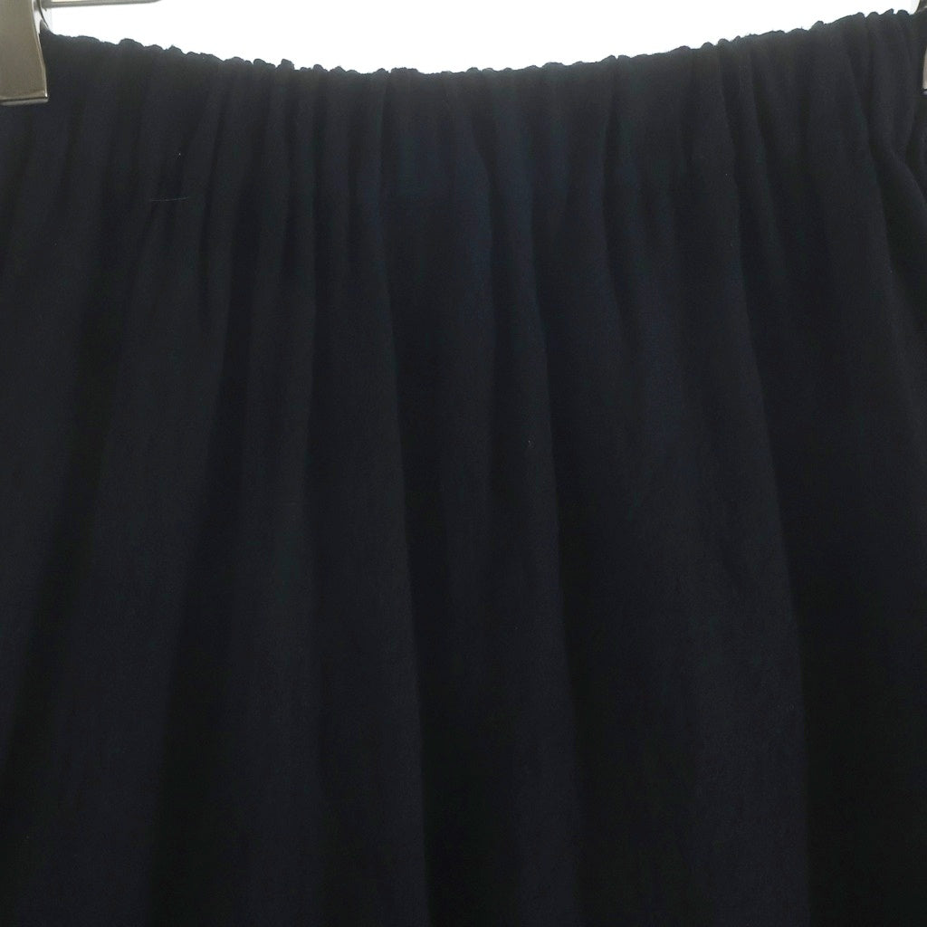 NOIR KEI NINOMIYA(ノワール ケイニノミヤ) 25AW ウールナイロンミルドスカート 3P-S007 ウールスカート ブラック レディース