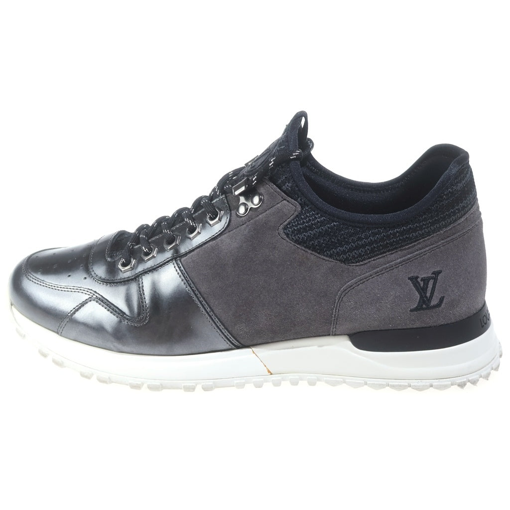 LOUIS VUITTON(ルイヴィトン) Run Away Trainers ランアウェイトレーナー メタリック スウェード ローカットスニーカー グレー