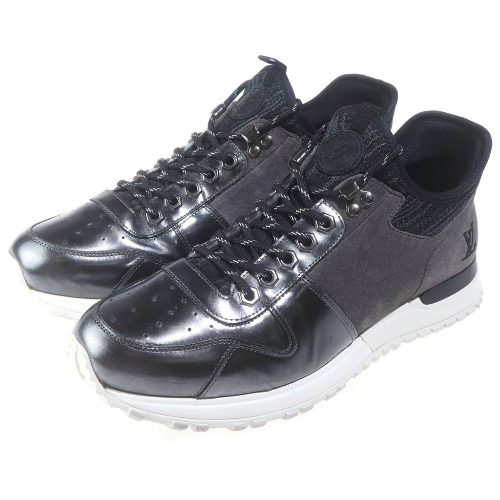 LOUIS VUITTON(ルイヴィトン) Run Away Trainers ランアウェイトレーナー メタリック スウェード ローカットスニーカー グレー