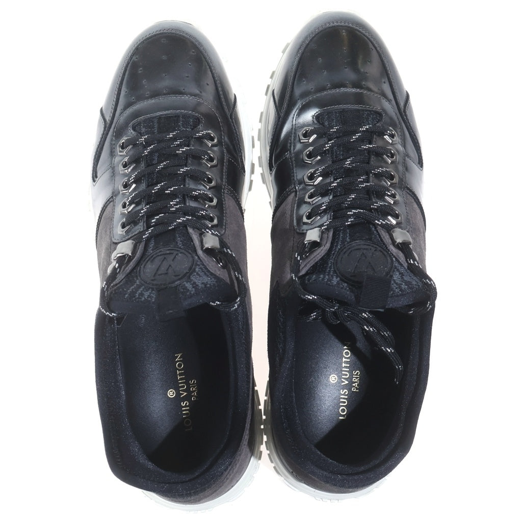 LOUIS VUITTON(ルイヴィトン) Run Away Trainers ランアウェイトレーナー メタリック スウェード ローカットスニーカー グレー