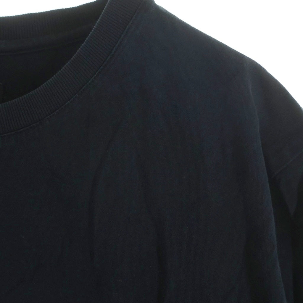 FENDI(フェンディ) ロゴプリント クルーネック半袖Tシャツカットソー ブラック FY0894 AE06