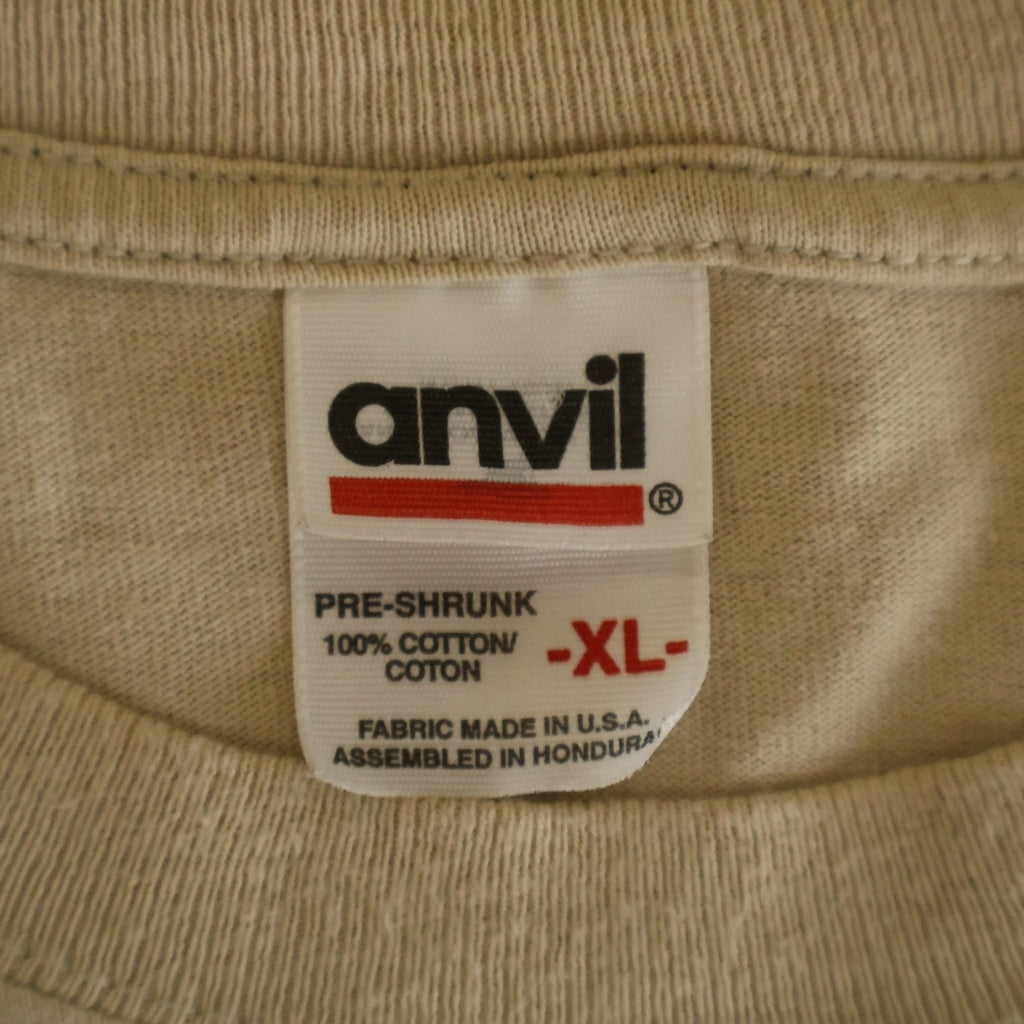 VINTAGE(ヴィンテージ) 00s THE FLAMING LIPS 2003 YOSHIMI BATTLES THE PINK ROBOTS 幸せだと泣きたくなる クルーネックTシャツ ベージュ