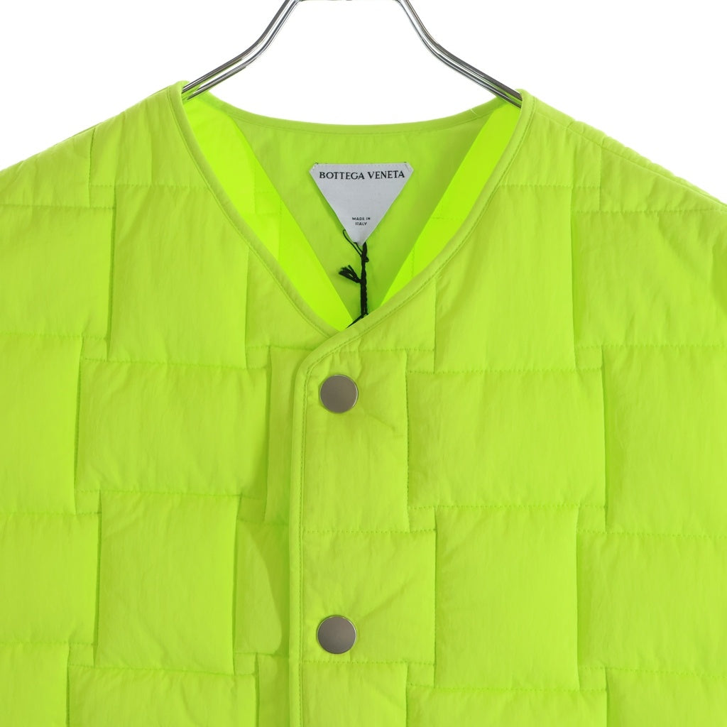 BOTTEGA VENETA(ボッテガヴェネタ) 23SS INTRECCIATO GILET VEST イントレチャート ジレベスト ナイロン 700402 VF4K0 イエロー