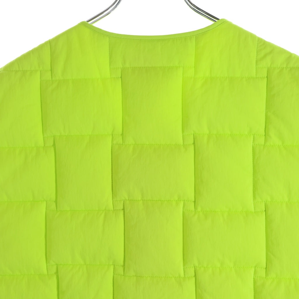 BOTTEGA VENETA(ボッテガヴェネタ) 23SS INTRECCIATO GILET VEST イントレチャート ジレベスト ナイロン 700402 VF4K0 イエロー