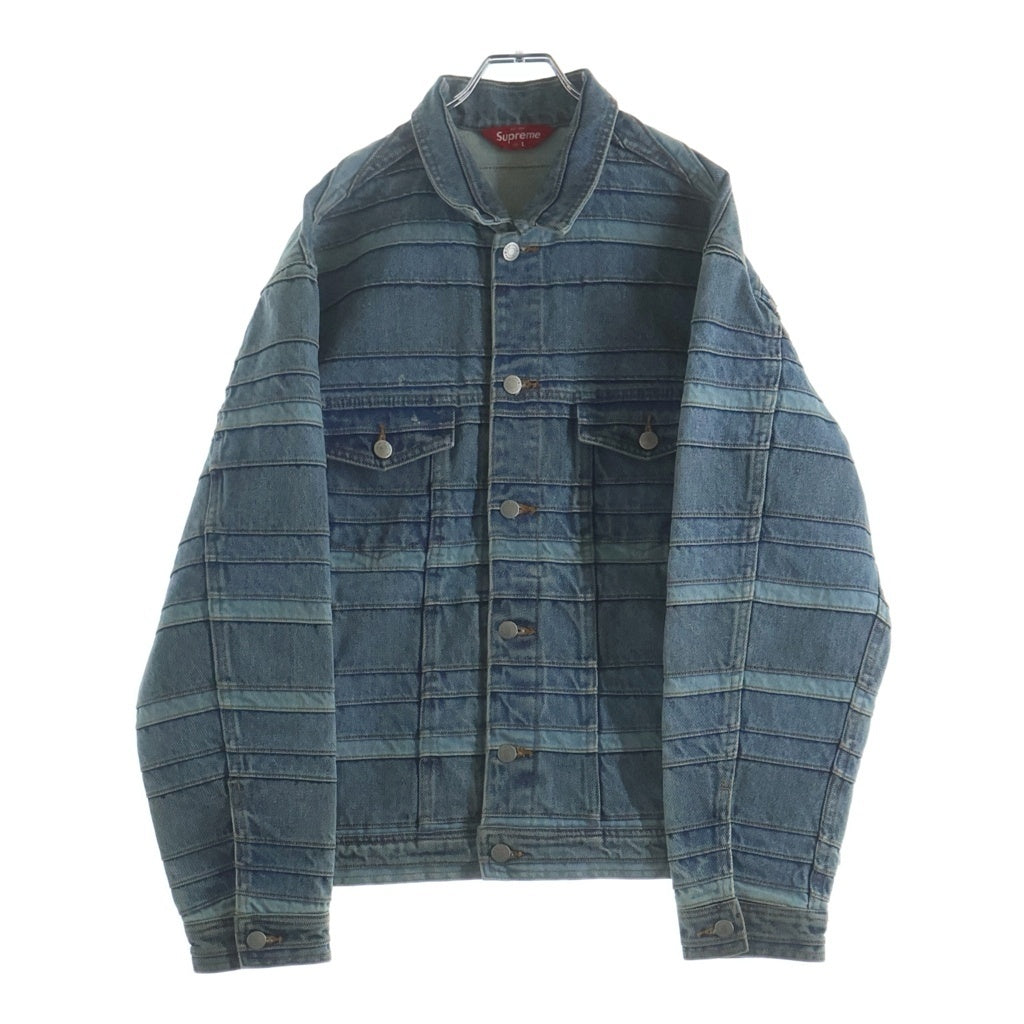 SUPREME(シュプリーム) 22AW Layered Denim Trucker Jacket レイヤードデザイン デニム トラッカージャケット インディゴ