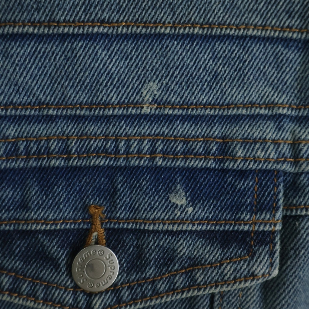 SUPREME(シュプリーム) 22AW Layered Denim Trucker Jacket レイヤードデザイン デニム トラッカージャケット インディゴ