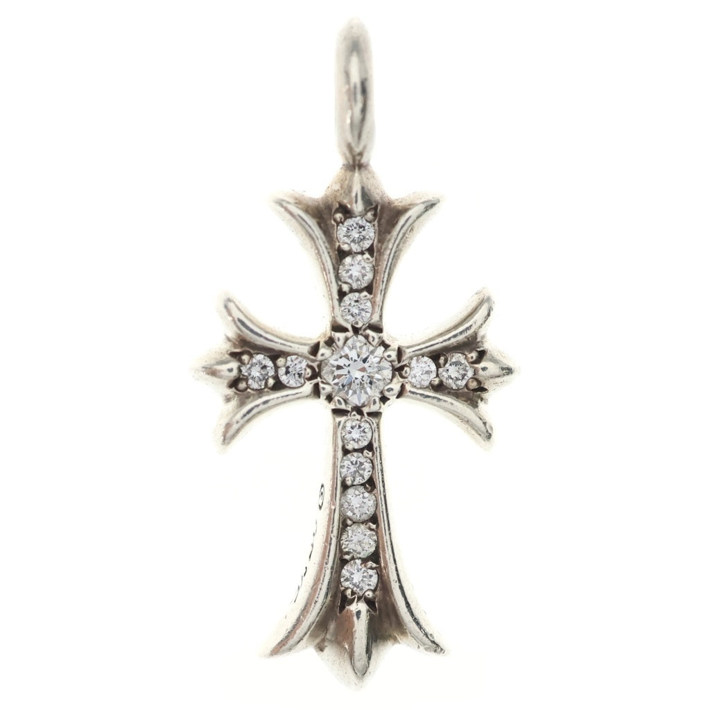 CHROME HEARTS(クロムハーツ) TNY CRSF P/DIA タイニーファットクロス PAVEダイヤ ペンダントトップ シルバー BCA323