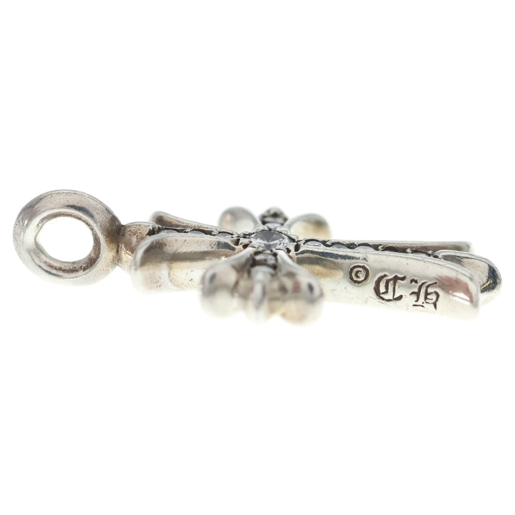 CHROME HEARTS(クロムハーツ) TNY CRSF P/DIA タイニーファットクロス PAVEダイヤ ペンダントトップ シルバー BCA323