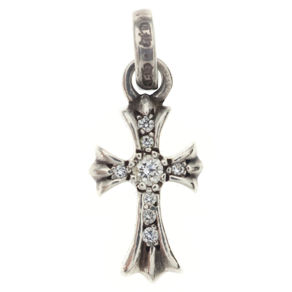 CHROME HEARTS(クロムハーツ) CRS BBYFAT P DMND ベイビーファットクロス PAVEダイヤ ペンダントトップ シルバーBCA234