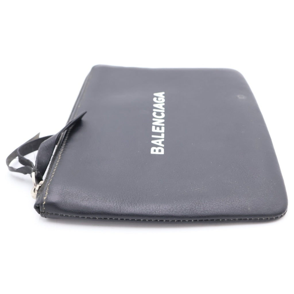 BALENCIAGA(バレンシアガ) エブリデイ ロゴ クラッチバック 492465 ブラック レディース