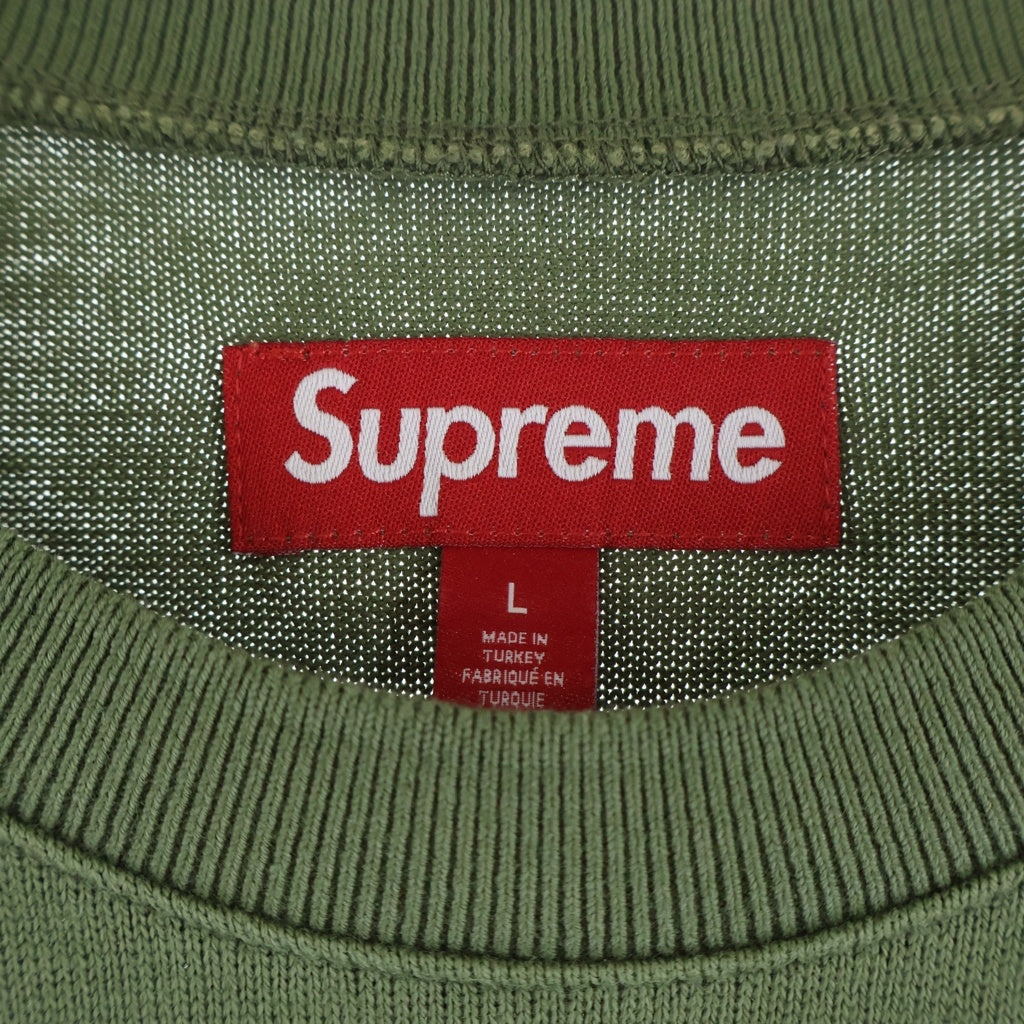 SUPREME(シュプリーム) 24AW Athletic Studded L/S Tee スタッズ ロングスリーブカットソー カーキ