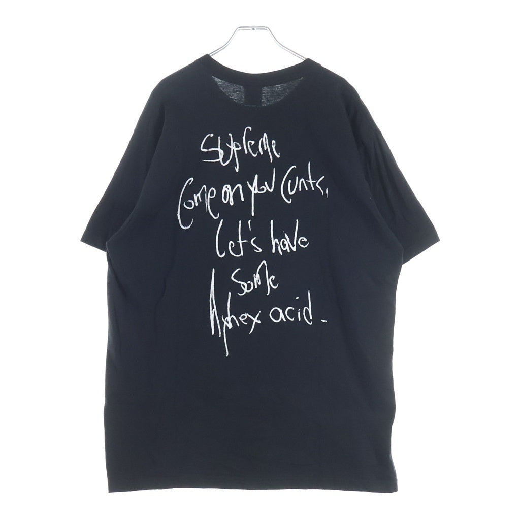 SUPREME(シュプリーム) 25SS Aphex Twin Windowlicker Tee エイフェックスツインウィンドウリッカー プリントロゴ 半袖Tシャツ カットソー ブラック