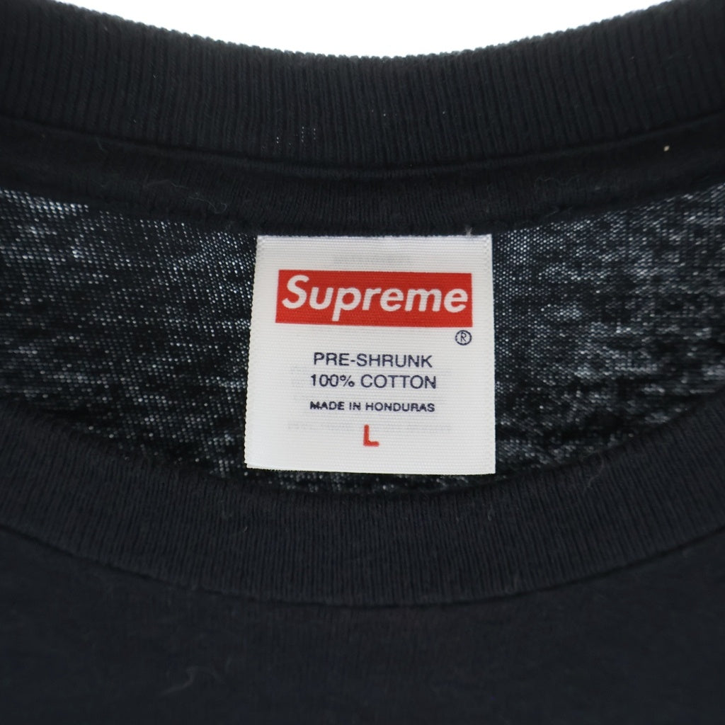 SUPREME(シュプリーム) 25SS Aphex Twin Windowlicker Tee エイフェックスツインウィンドウリッカー プリントロゴ 半袖Tシャツ カットソー ブラック
