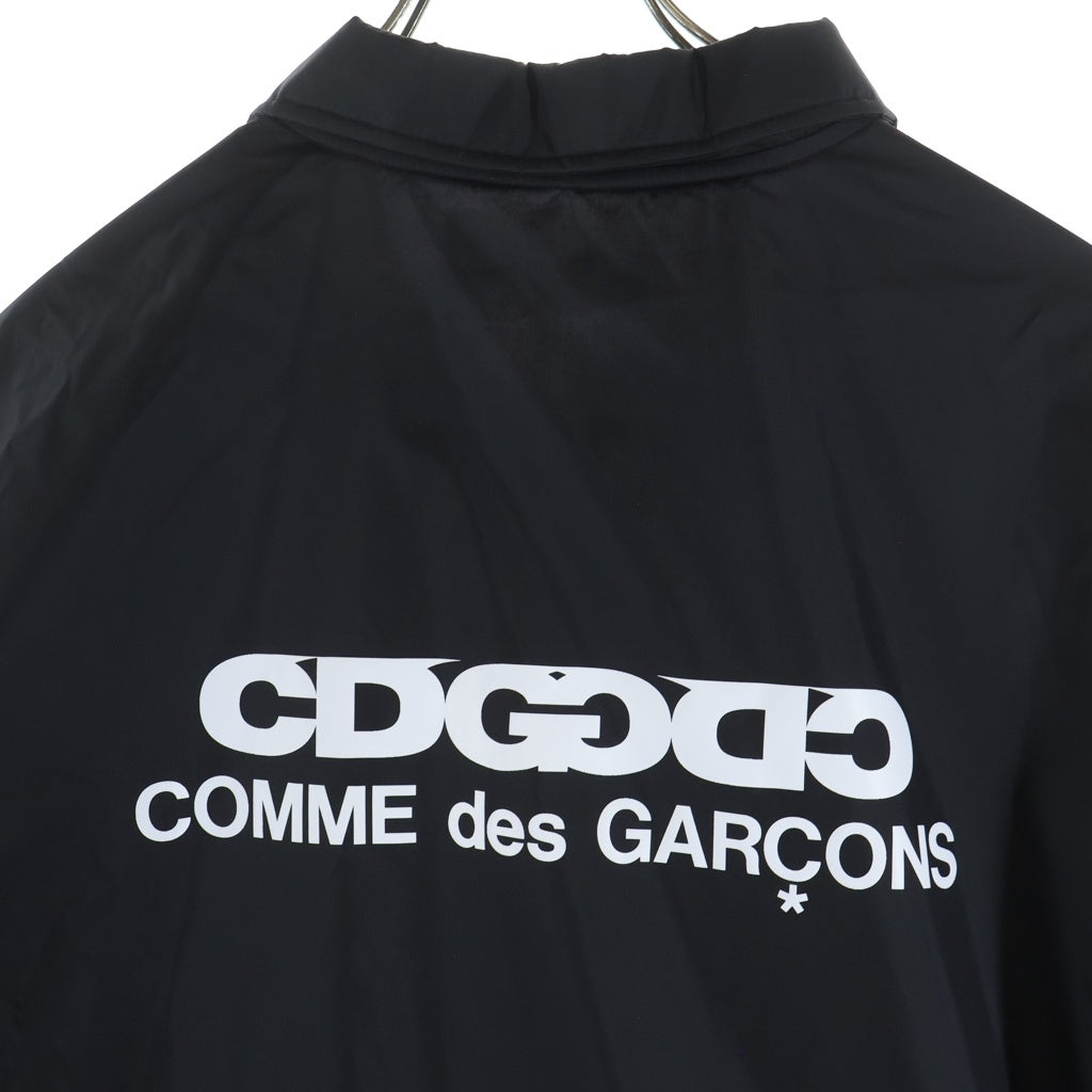 CDG(シーディージー) 24SS 胸 バックロゴ CDG COACH JACKET SZ-J029 コーチジャケット ブラック
