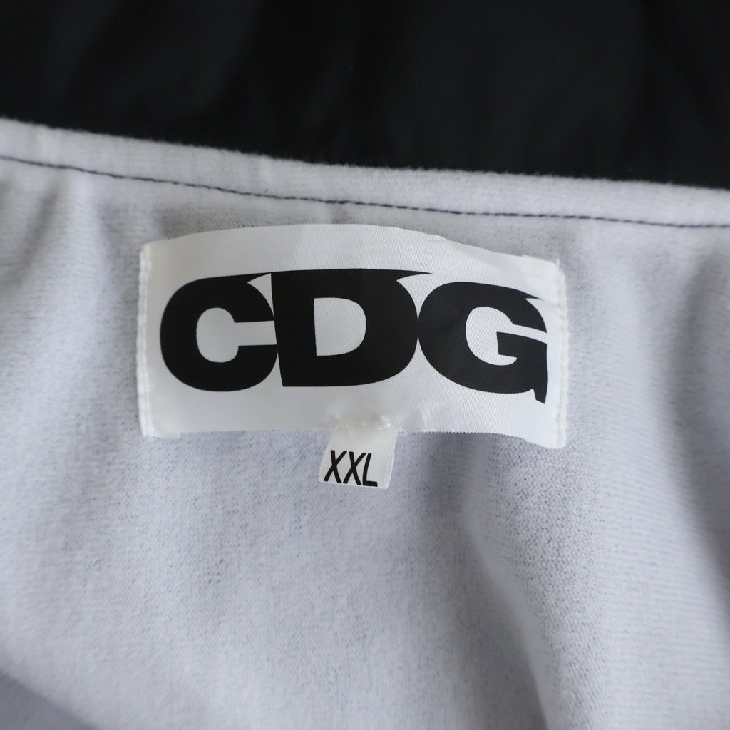 CDG(シーディージー) 24SS 胸 バックロゴ CDG COACH JACKET SZ-J029 コーチジャケット ブラック