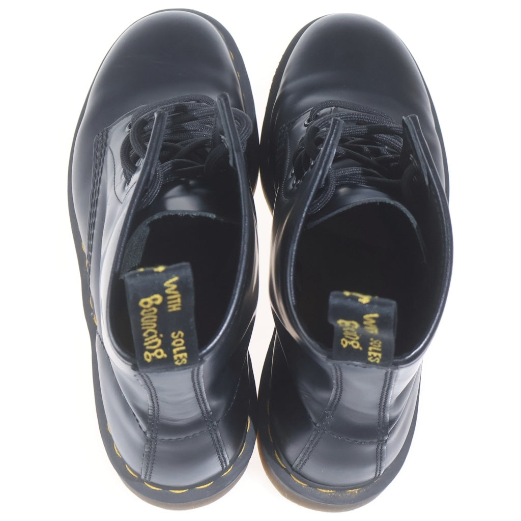 Dr.Martens(ドクターマーチン) 8ホール レースアップブーツ イエローステッチ 10072 ブラック