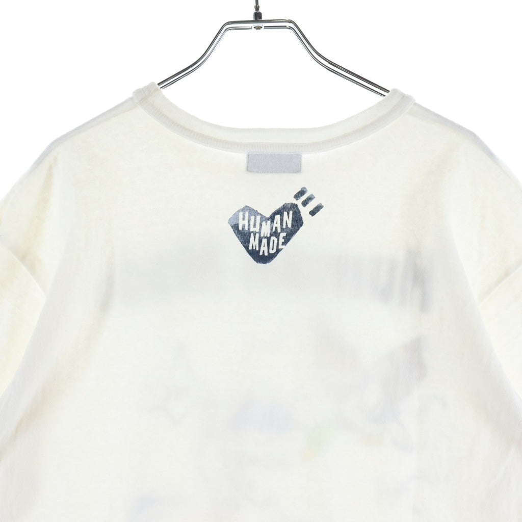 HUMAN MADE(ヒューマンメイド) 26SS GRAPHIC T-SHIRT グラフィック クルーネック半袖Tシャツ 日本地図 HM31TE029 ホワイト