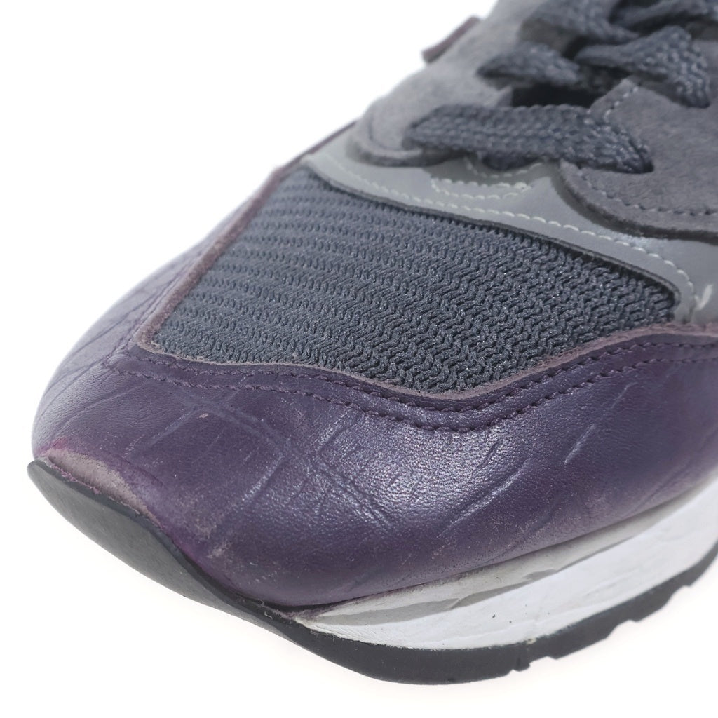 New Balance(ニューバランス) M998AWH Purple Croc パープルクロコ ローカットスニーカー グレー