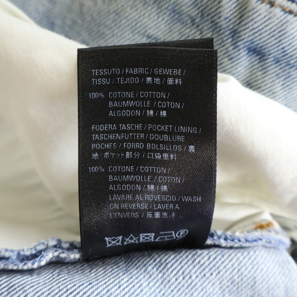 BALENCIAGA(バレンシアガ) Destroyed Normal Pants デストロイドノーマルパンツ ブーツカットデニム インディゴ