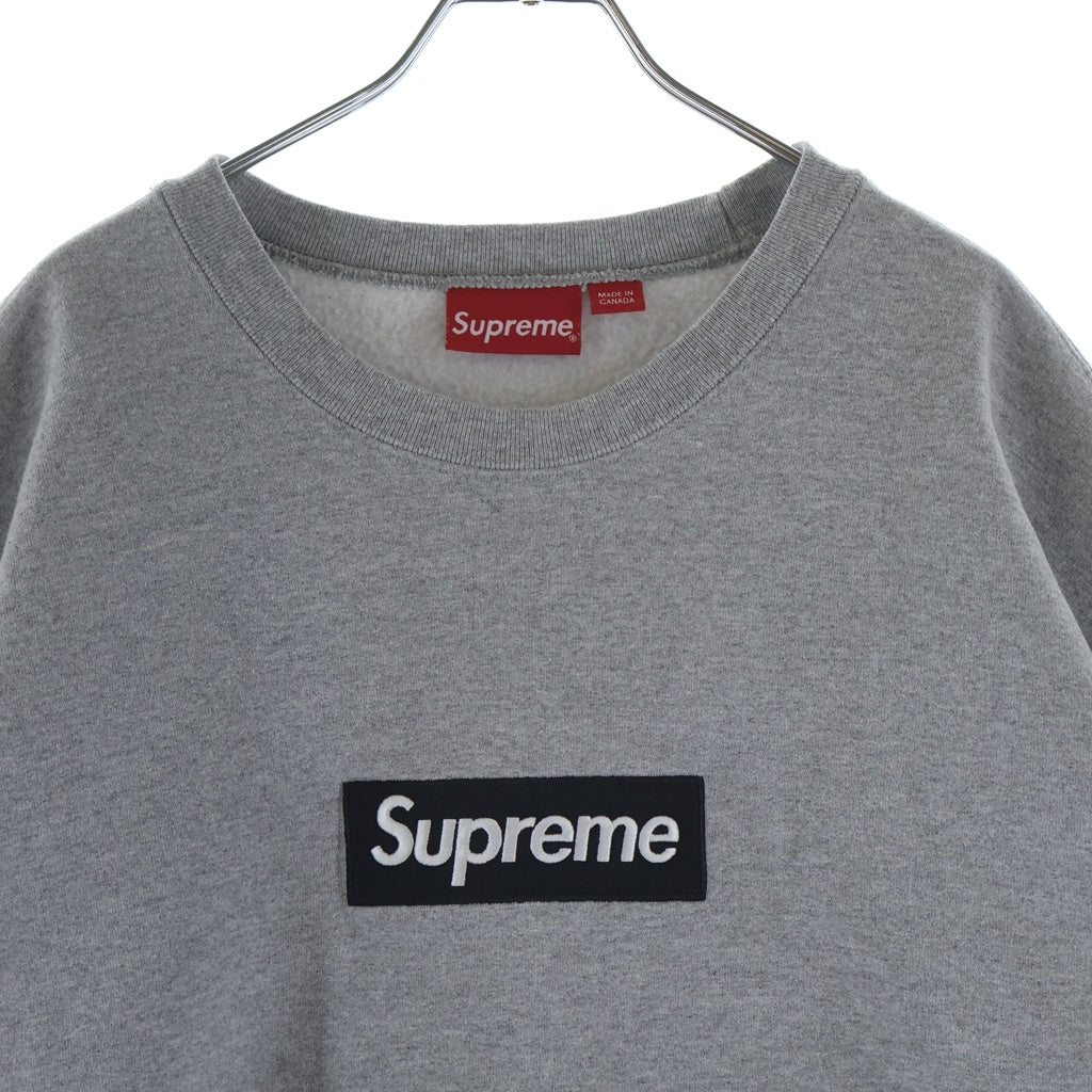SUPREME(シュプリーム) 22AW Box Logo Crewneck ボックスロゴ クルーネック スウェット トレーナー グレー