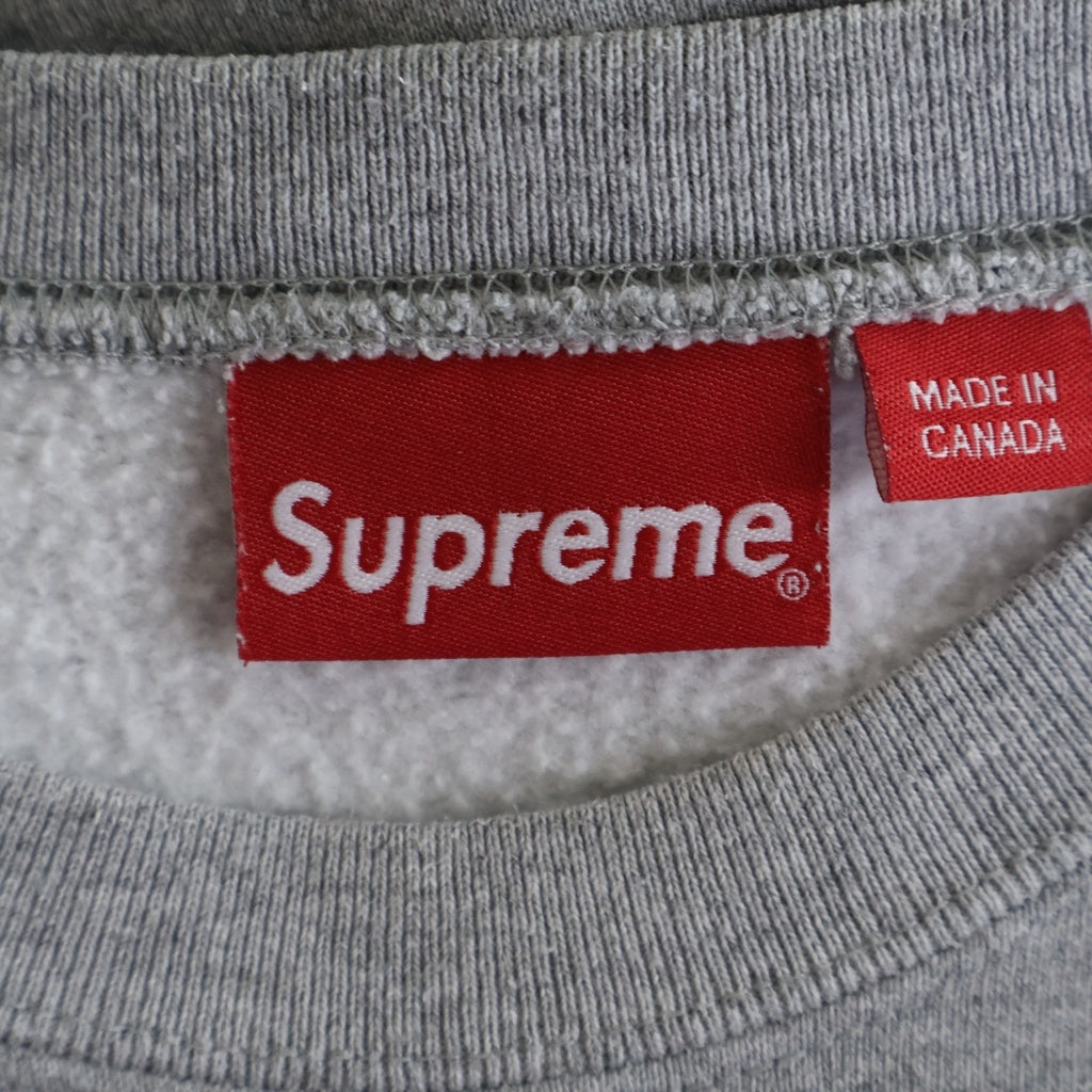 SUPREME(シュプリーム) 22AW Box Logo Crewneck ボックスロゴ クルーネック スウェット トレーナー グレー