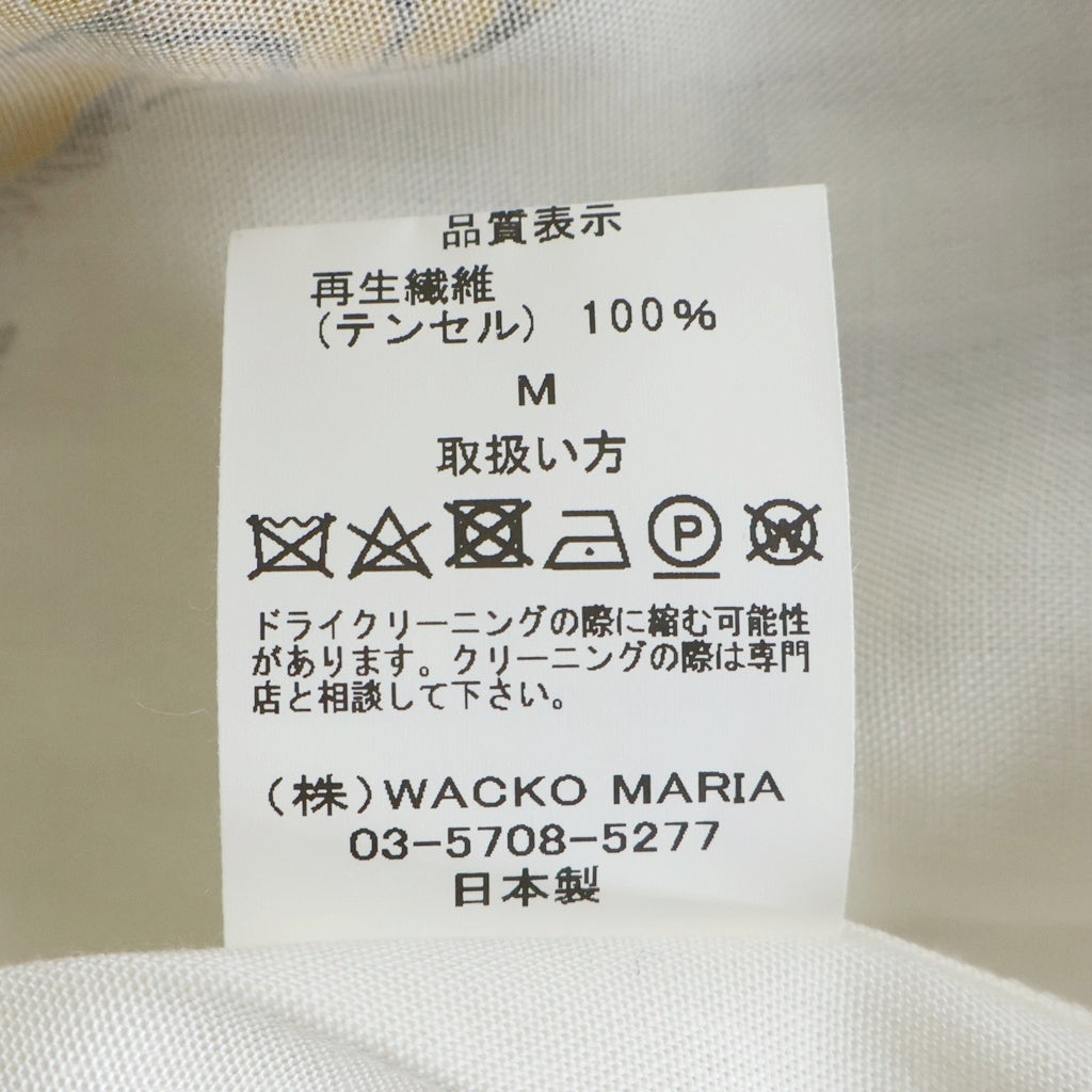 WACKO MARIA(ワコマリア) ×TIM LEHI aloha shirt ティムリーハイ アロハ 虎グラフィック半袖シャツ ホワイト ‐