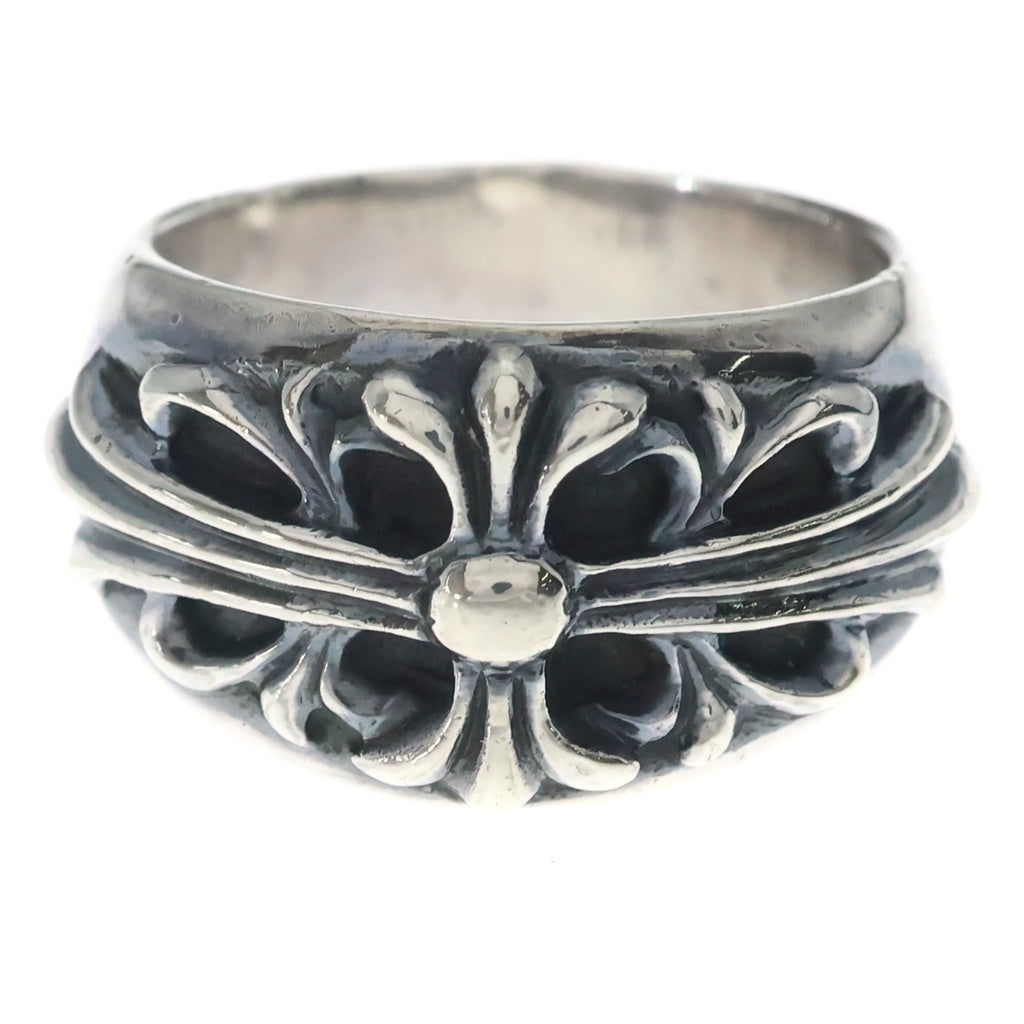 CHROME HEARTS(クロムハーツ) FLRL CRS フローラルクロス リング シルバー BCA346 -