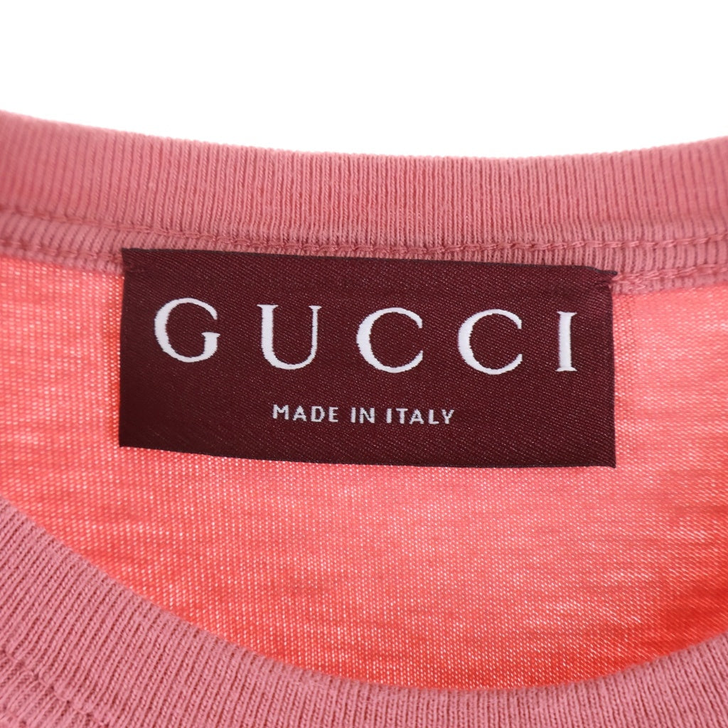 GUCCI(グッチ) フロントロゴ 798764 クルーネックTシャツ ピンク 798764XJGUE レディース