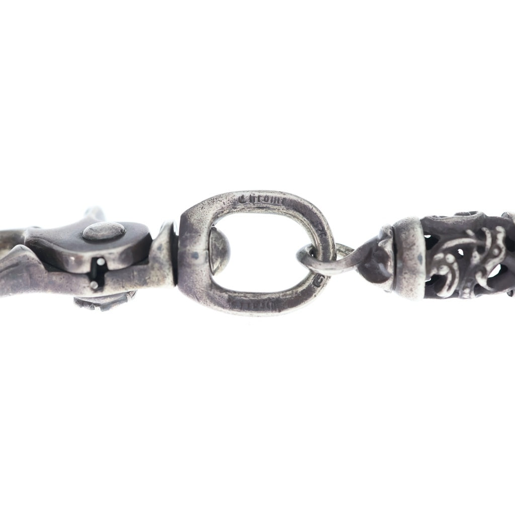 CHROME HEARTS(クロムハーツ) 11LINK CELTIC ROLLER LONG-T 2クリップ ケルティックローラー ロングウォレットチェーン シルバー