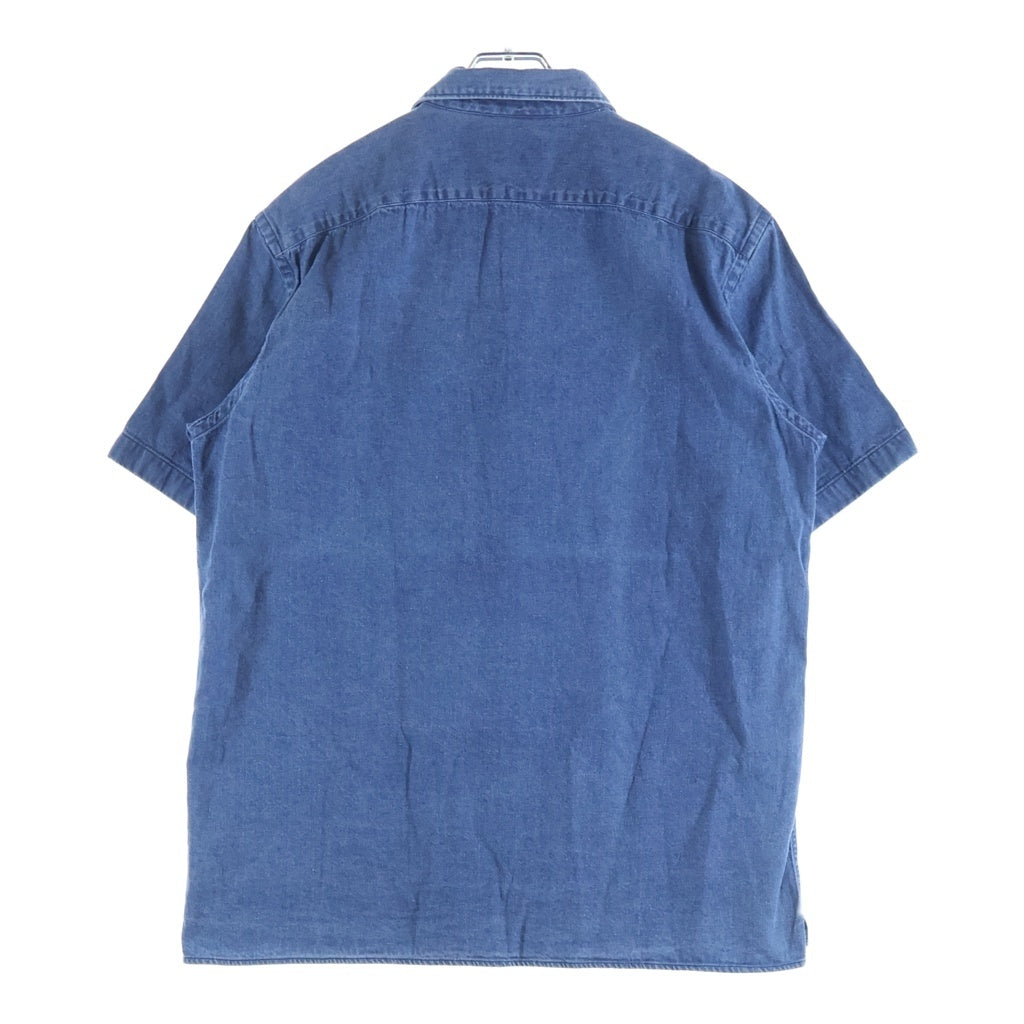 Paul Smith(ポールスミス) Indigo Short-Sleeve Shirt インディゴ 半袖シャツ PY-WR-77848 インディゴ PY-WR-77848