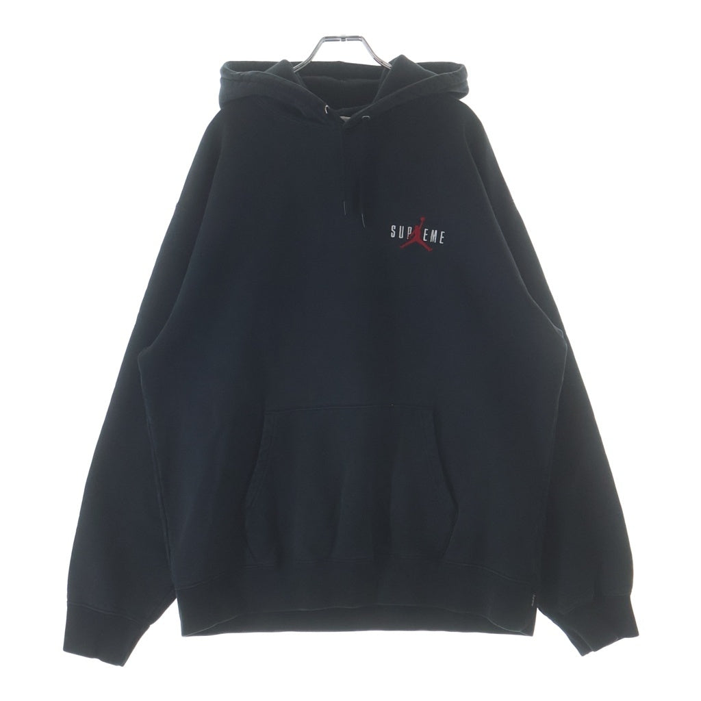 SUPREME(シュプリーム) 24AW x Jordan Hooded Sweatshirt ジョーダン プルオーバーパーカー HF0836-010 ブラック HF0836-010