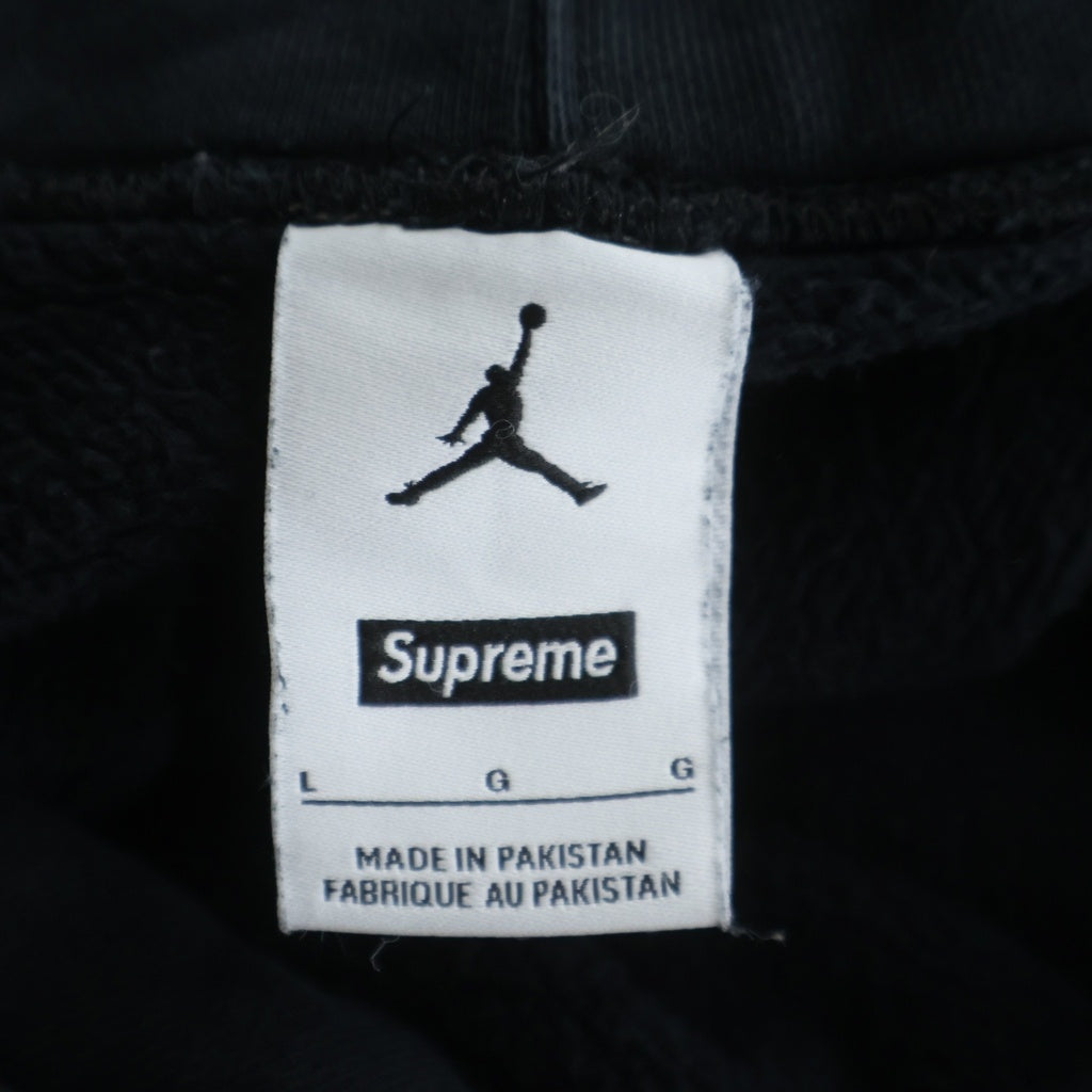 SUPREME(シュプリーム) 24AW x Jordan Hooded Sweatshirt ジョーダン プルオーバーパーカー HF0836-010 ブラック HF0836-010