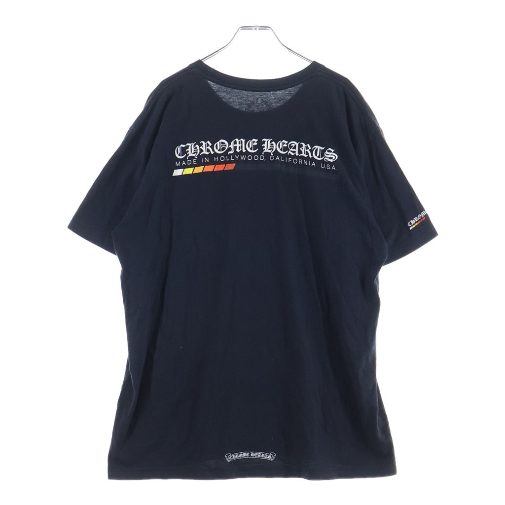 CHROME HEARTS(クロムハーツ) Made in Hollywood ロゴプリント クルーネック半袖Tシャツカットソー ブラック