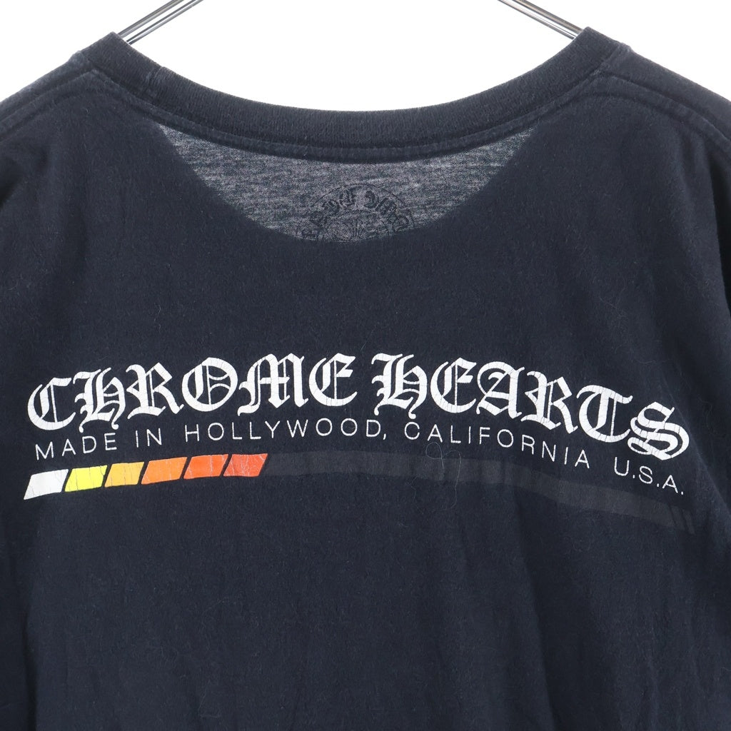 CHROME HEARTS(クロムハーツ) Made in Hollywood ロゴプリント クルーネック半袖Tシャツカットソー ブラック