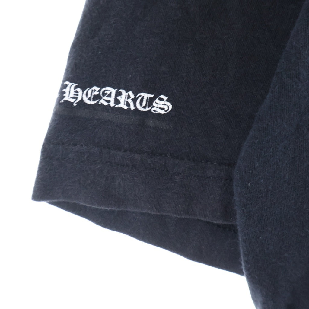 CHROME HEARTS(クロムハーツ) Made in Hollywood ロゴプリント クルーネック半袖Tシャツカットソー ブラック