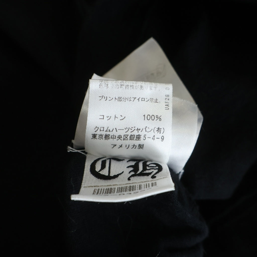 CHROME HEARTS(クロムハーツ) CH S/S HORSESHOE ホースシュープリント 半袖Tシャツカットソー ブラック