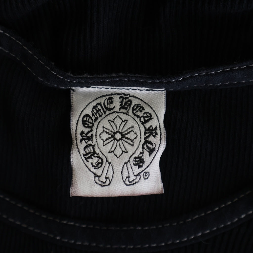 CHROME HEARTS(クロムハーツ) OLD VINE DAGGER オールド ヴァインダガー総柄プリント タンクトップ ノースリーブ ブラック