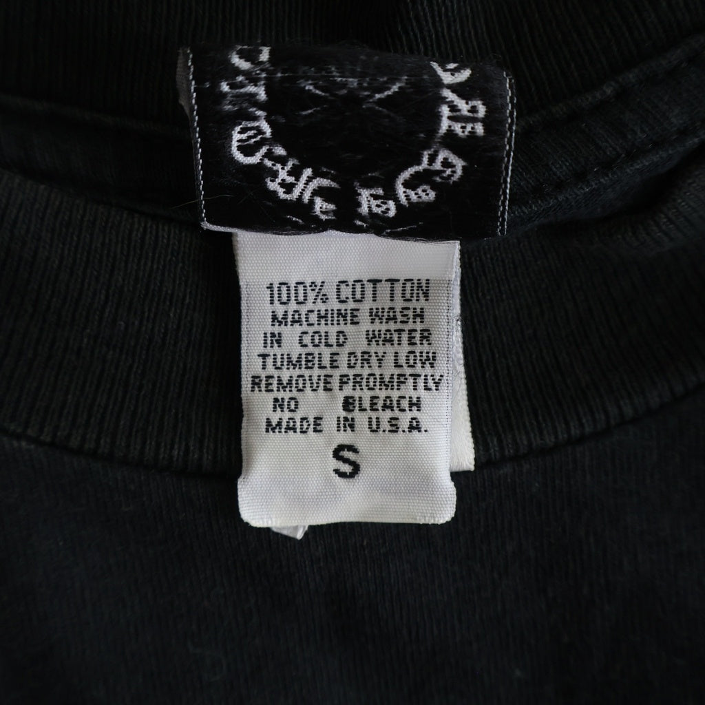CHROME HEARTS(クロムハーツ) OLD HORSE SHOE L/S TEE オールド ホースシュー ロンドン限定 ロゴプリント ロングスリーブ クルーネック長袖ポケットTシャツ カットソー ブラック