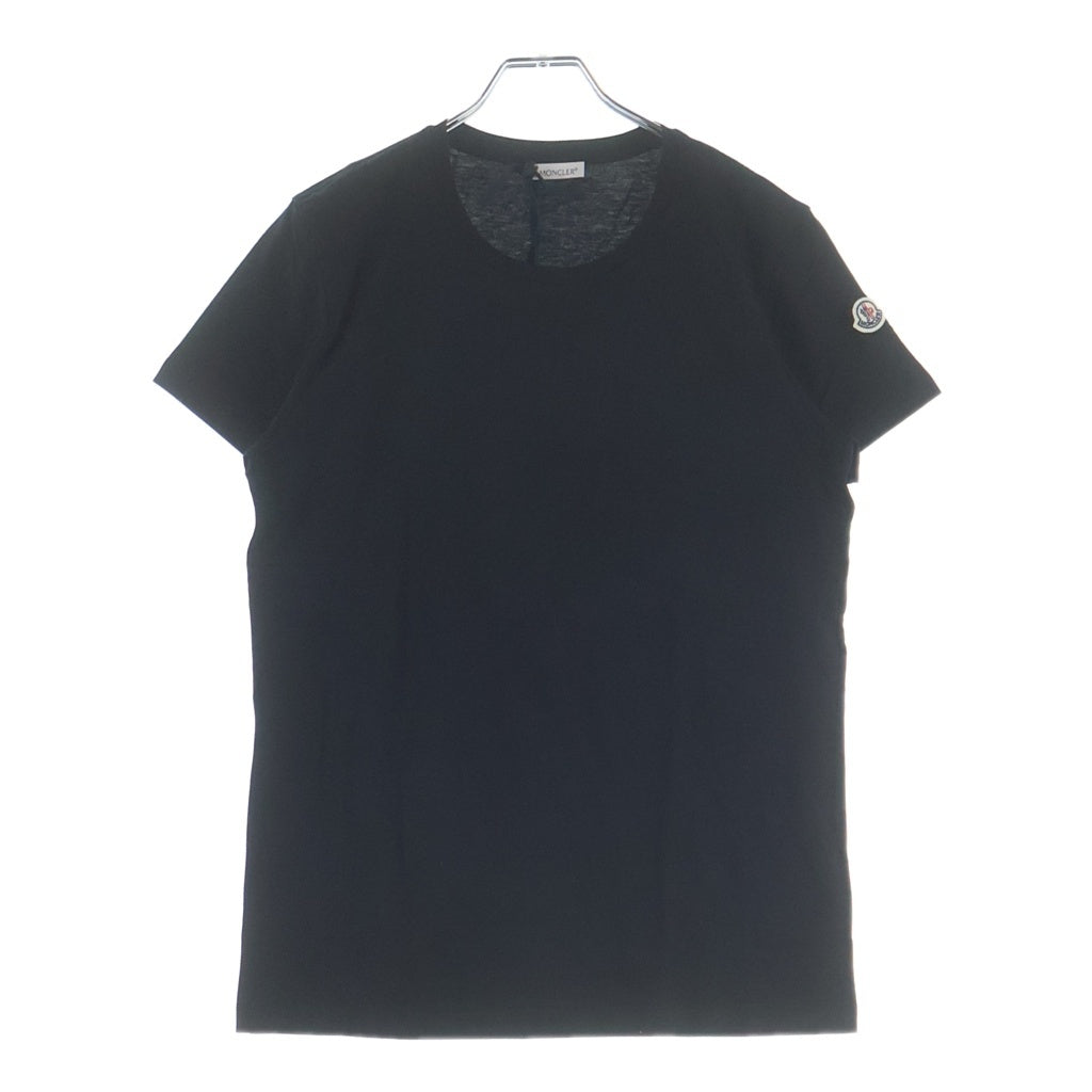 MONCLER(モンクレール) Cotton T-shirt コットンクルーネック半袖Tシャツ E20938090400 ブラック