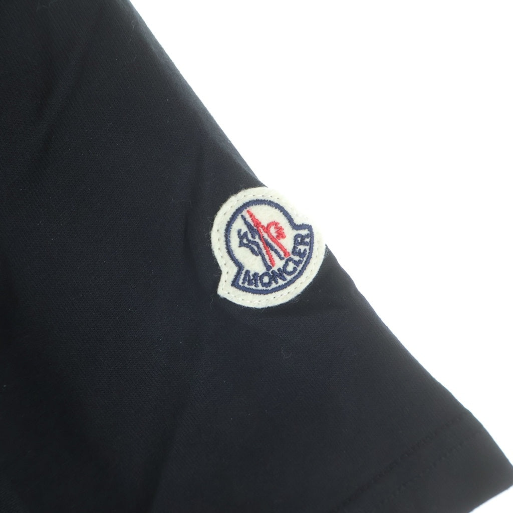 MONCLER(モンクレール) Cotton T-shirt コットンクルーネック半袖Tシャツ E20938090400 ブラック