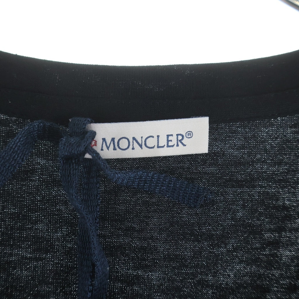 MONCLER(モンクレール) Cotton T-shirt コットンクルーネック半袖Tシャツ E20938090400 ブラック