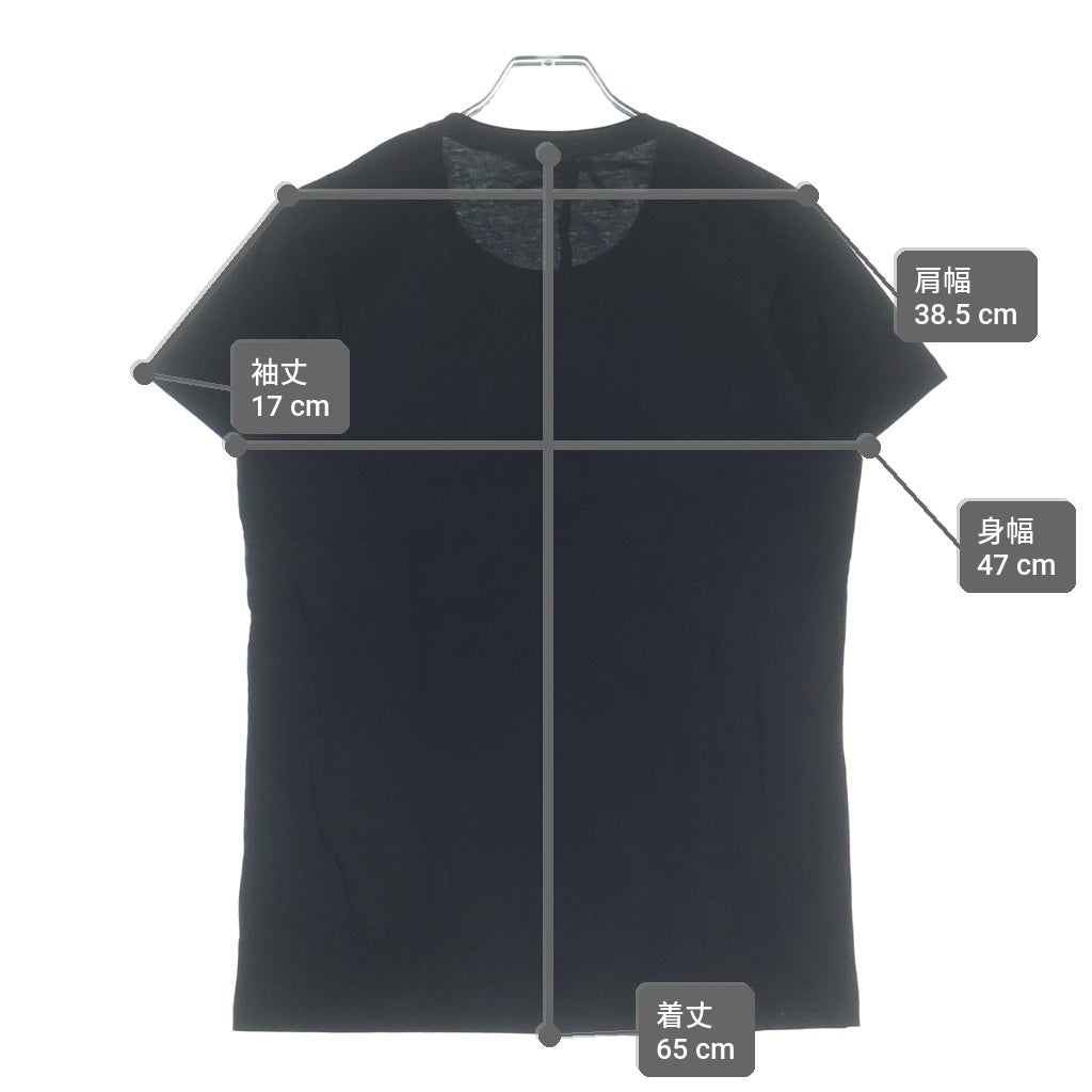 MONCLER(モンクレール) Cotton T-shirt コットンクルーネック半袖Tシャツ E20938090400 ブラック