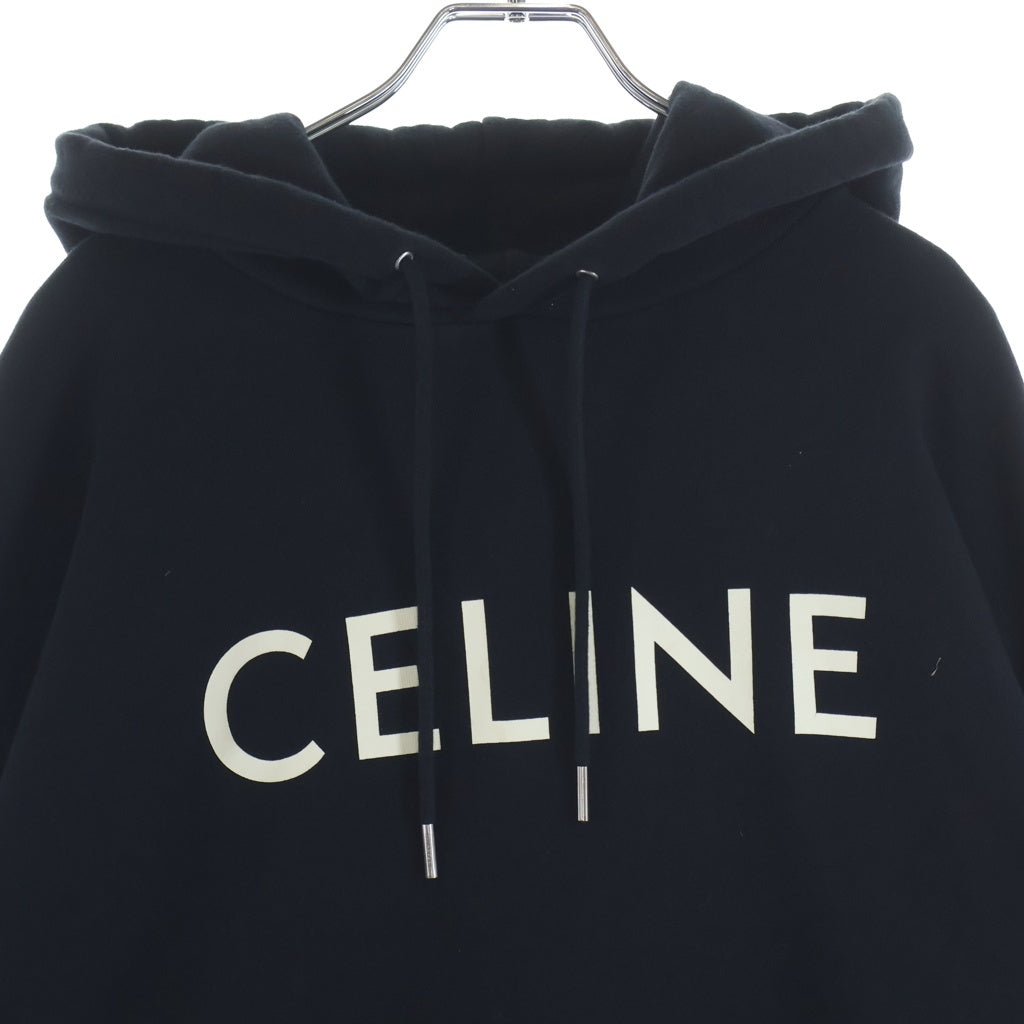 CELINE(セリーヌ) Classic logo pullover hoodie クラシックロゴ プルオーバーパーカー フーディ 2Y321670Q ブラック