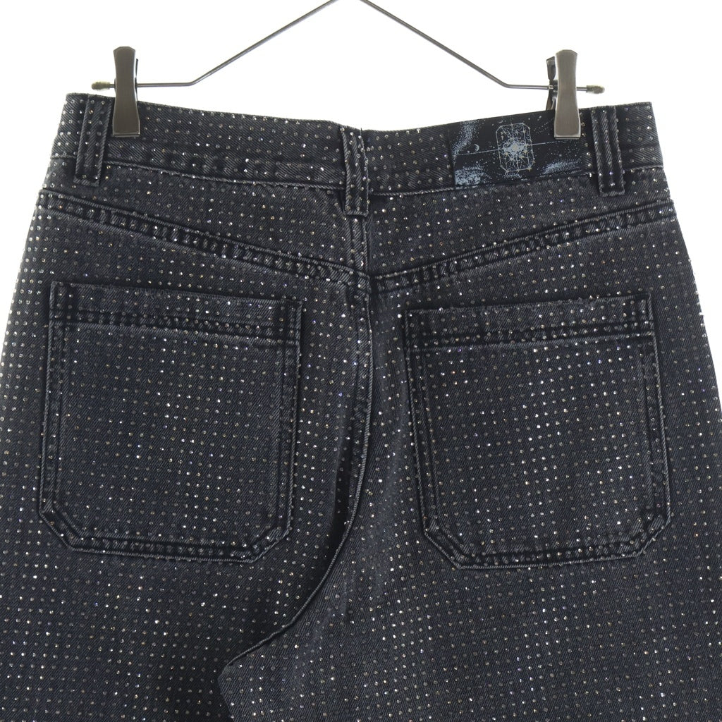 BIRTH OF ROYAL CHILD(バースオブロイヤルチャイルド) STELLAR PAVE JEANS ステラ パヴェ ジーンズ グレー